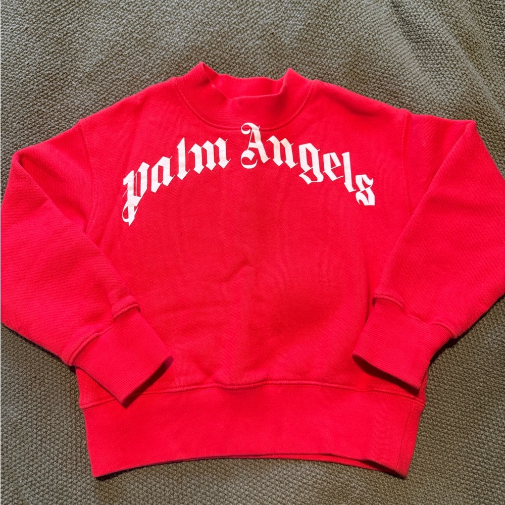 Palm Angels Red Sweatshirt